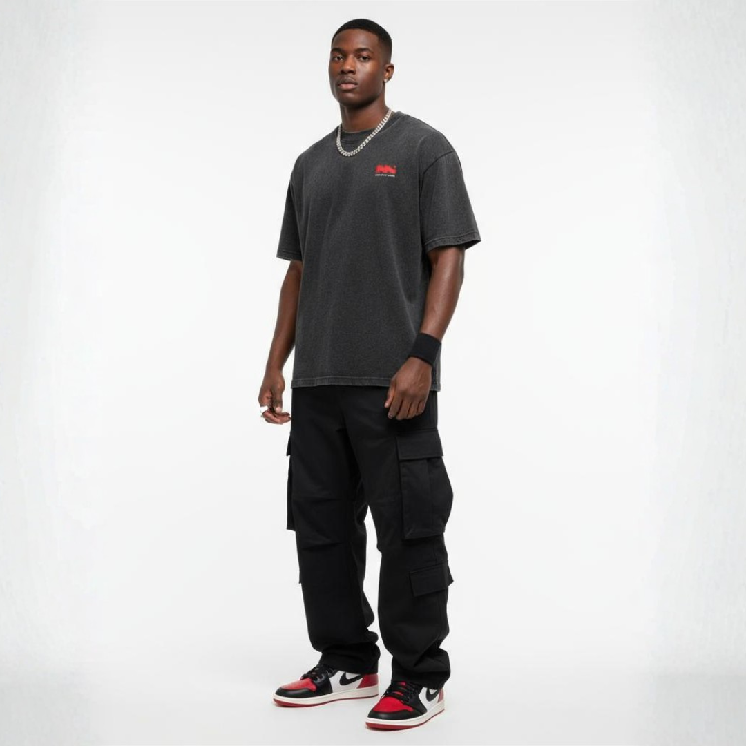 Acid Wash Founders Edition Unisex Oversized Heavyweight T-Shirt