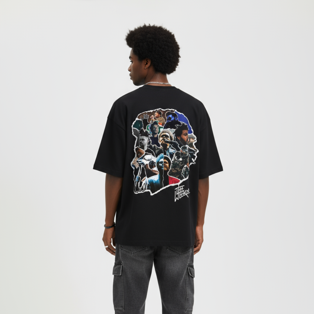 The Weeknd Unisex Oversized Heavyweight T-Shirt