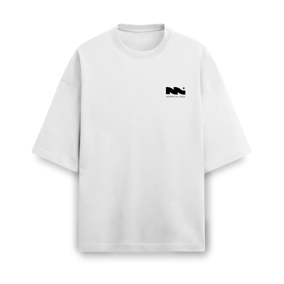 White Founders Edition Unisex Oversized Heavyweight T-Shirt