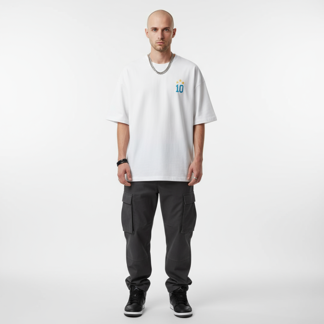 Lionel Messi Unisex Oversized Heavyweight T-Shirt