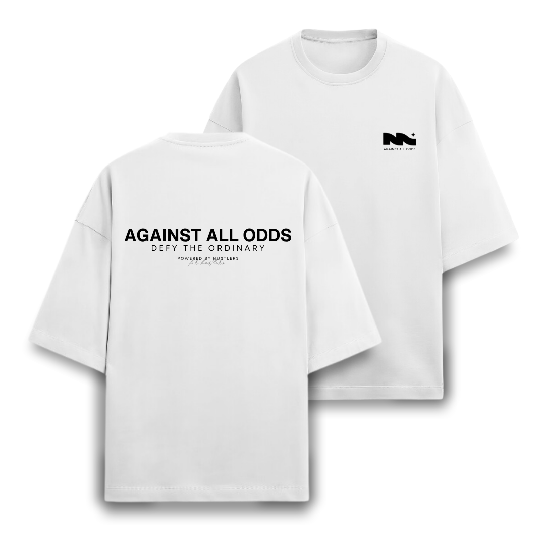 White Founders Edition Unisex Oversized Heavyweight T-Shirt