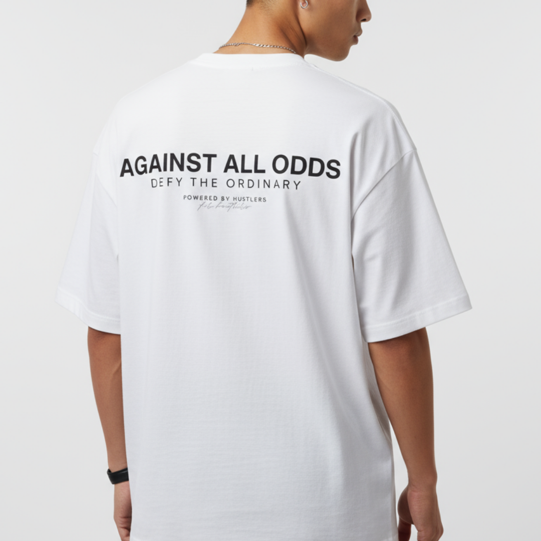 White Founders Edition Unisex Oversized Heavyweight T-Shirt