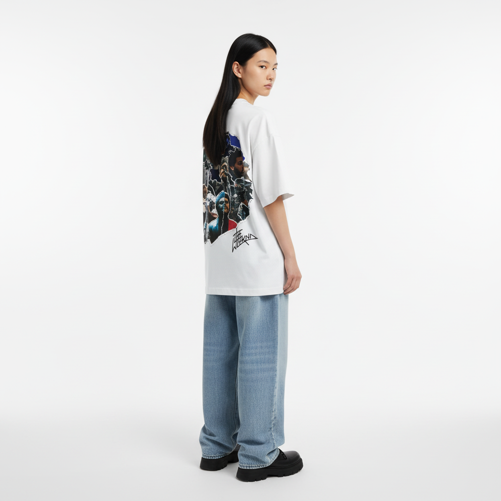 The Weeknd Unisex Oversized Heavyweight T-Shirt