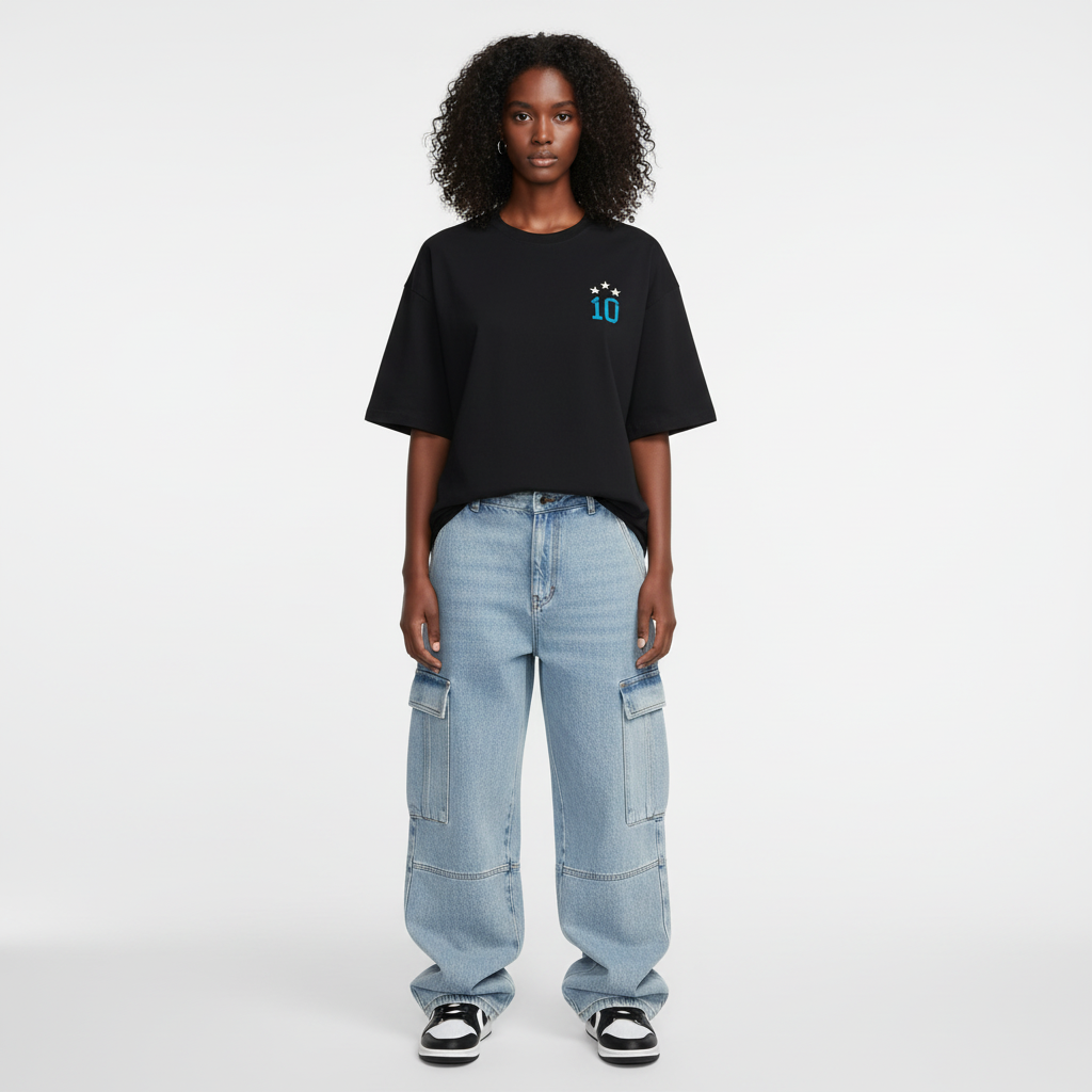 Lionel Messi Unisex Oversized Heavyweight T-Shirt